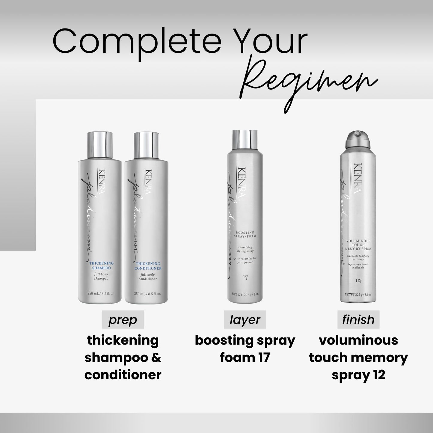 Kenra Professional Platinum Voluminous Touch Memory Spray 12 | Bodifying, Fullness Hairspray | Lasting Sytle Memory for 96 Hours | Soft, Touchable Beauty & Personal Care Kenra