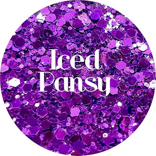 Purple Polyester Glitter Set | Craft Glitter | Glitter for Arts & Crafts | Tumblers | Cosmetics | Nails | Epoxy Resin Art | Slime | DIY | Body Glitter Beauty & Personal Care Glitter Heart Co.