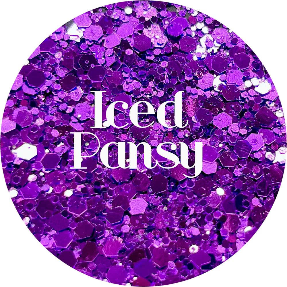 Purple Polyester Glitter Set | Craft Glitter | Glitter for Arts & Crafts | Tumblers | Cosmetics | Nails | Epoxy Resin Art | Slime | DIY | Body Glitter Beauty & Personal Care Glitter Heart Co.