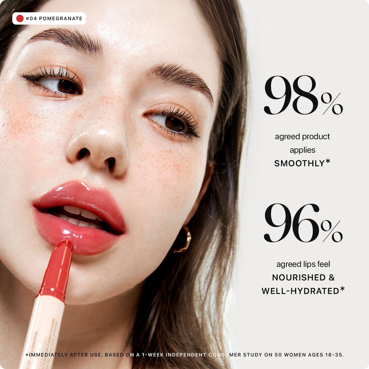 Nature Republic HONEY MELTING LIP (04 POMEGRANATE) SOFT LIP STICK, Hydrating Gloss, Moisturizing balms, Sheer tint, Shine & Glowy Finish, korean make Beauty and Personal Care Nature Republic