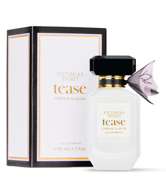 Victoria's Secret Tease Crème Cloud Eau de Parfum, Notes of Vanilla Meringue, Santal Flower & Sheer Amber, Perfumes for Women (1.7 oz) Beauty & Personal Care Victoria's Secret