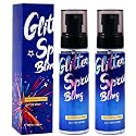 Long-Lasting Body Glitter Spray, Hair and Body Glitter for Women, Quick-Drying Shimmer Mist for Face Hair Clothes, Holographic Sparkle Spray Beauty & Personal Care Xiuboo