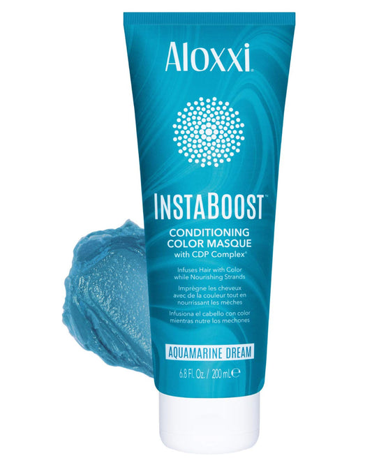 ALOXXI InstaBoost TEAL Color Depositing Conditioner, 6.8 Fl Oz - Aquamarine Dream - Deep Conditioning Hair Mask for Instant Temporary Hair Color Dye Beauty & Personal Care ALOXXI