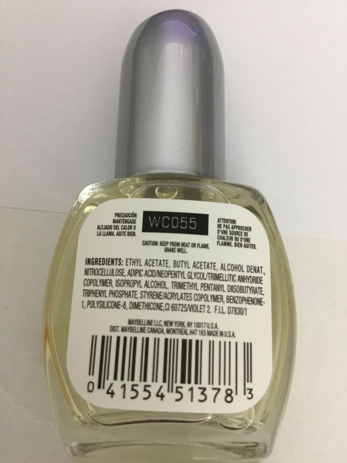 Maybelline Express Finish Fast-Dry Nail Enamel, 905 Clear, 0.5 Fl Oz