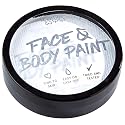 Face and Body Paint Cream - White, 18g Cake Tub - Pretend Costume and Dress Up Makeup by Splashes & Spills Beauty & Personal Care splashes & spills