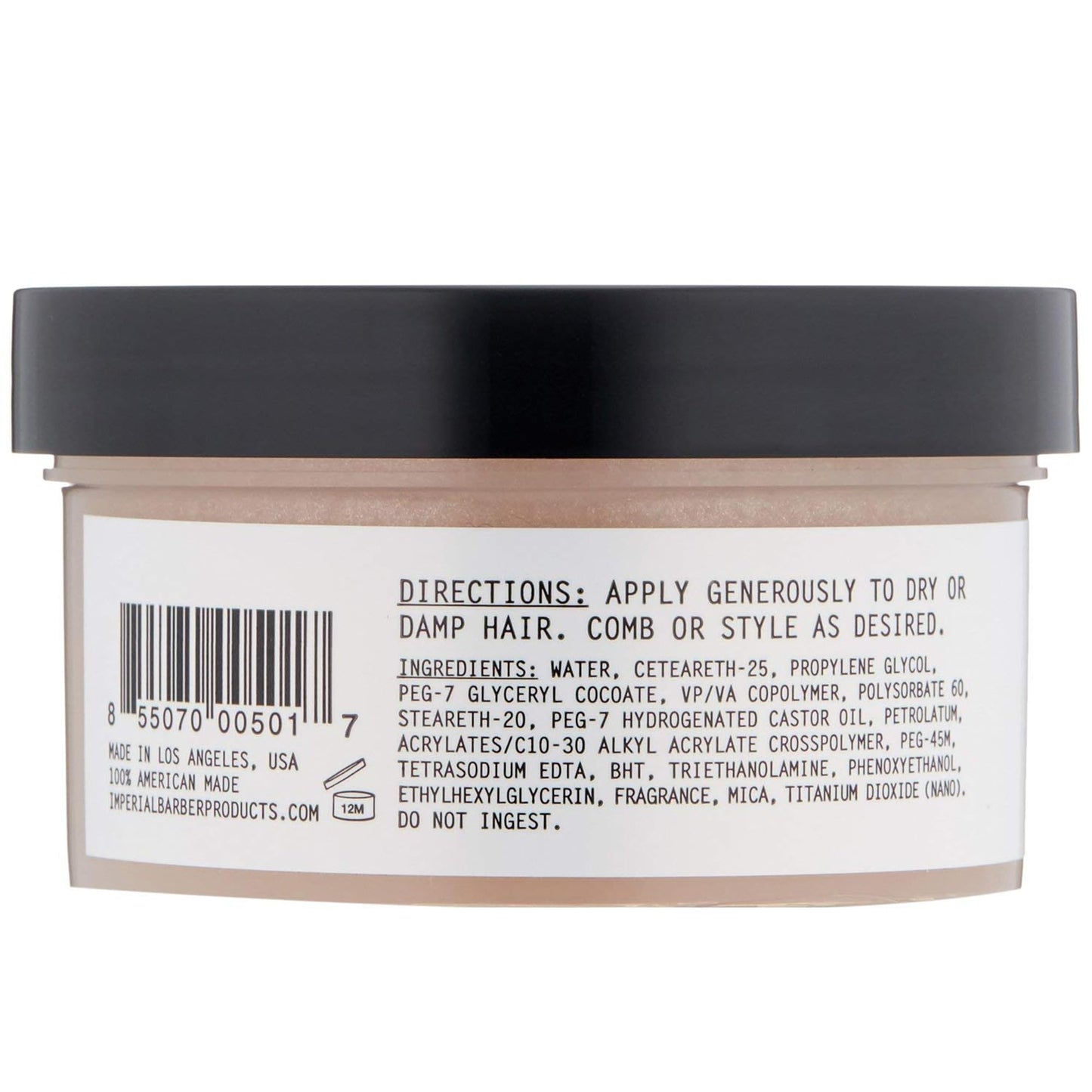 Imperial Barber Grade Products | Fiber Pomade, 6 oz | Medium Hold | High Shine | Water-Based | Easy to Wash Out | Texturizing Fibers | Highly Pliable Beauty & Personal Care Imperial Barber Grade Products