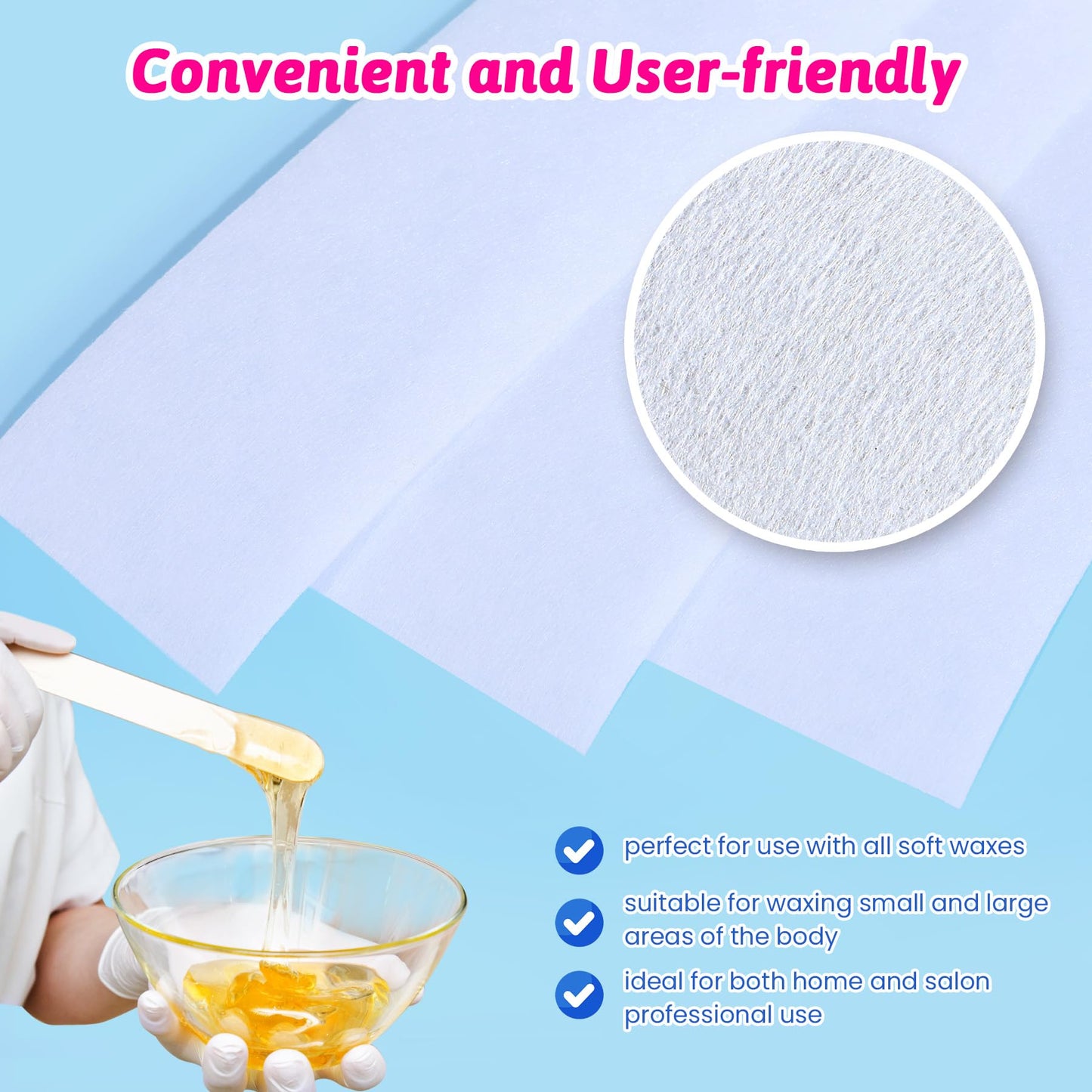 Mirucoo Non-woven Wax Strip Roll for Body and Facial Hair Removal, 2.75" x 100 Yards Pack Epilating Roll Beauty & Personal Care MIRUCOO