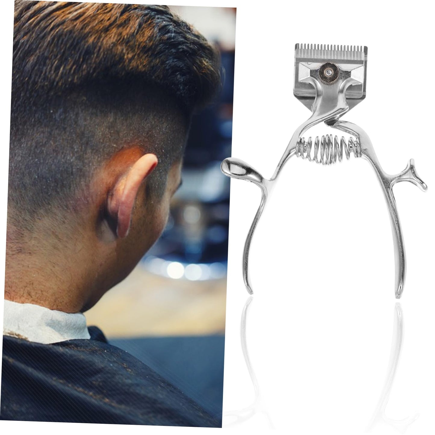 LALADEFIEE Manual Mane Clippers Old Fashioned Hand-Powered Hair Trimmer Non- Clipper for Men Women Beauty and Personal Care LALADEFIEE