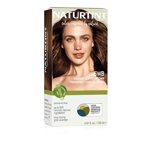 Naturtint 5WB Radiant Copper Brown Permanent Hair Color (Pack of 1), Ammonia Free, Vegan, Cruelty Free, up to 100% Gray Coverage, Long Lasting Results Beauty & Personal Care Naturtint