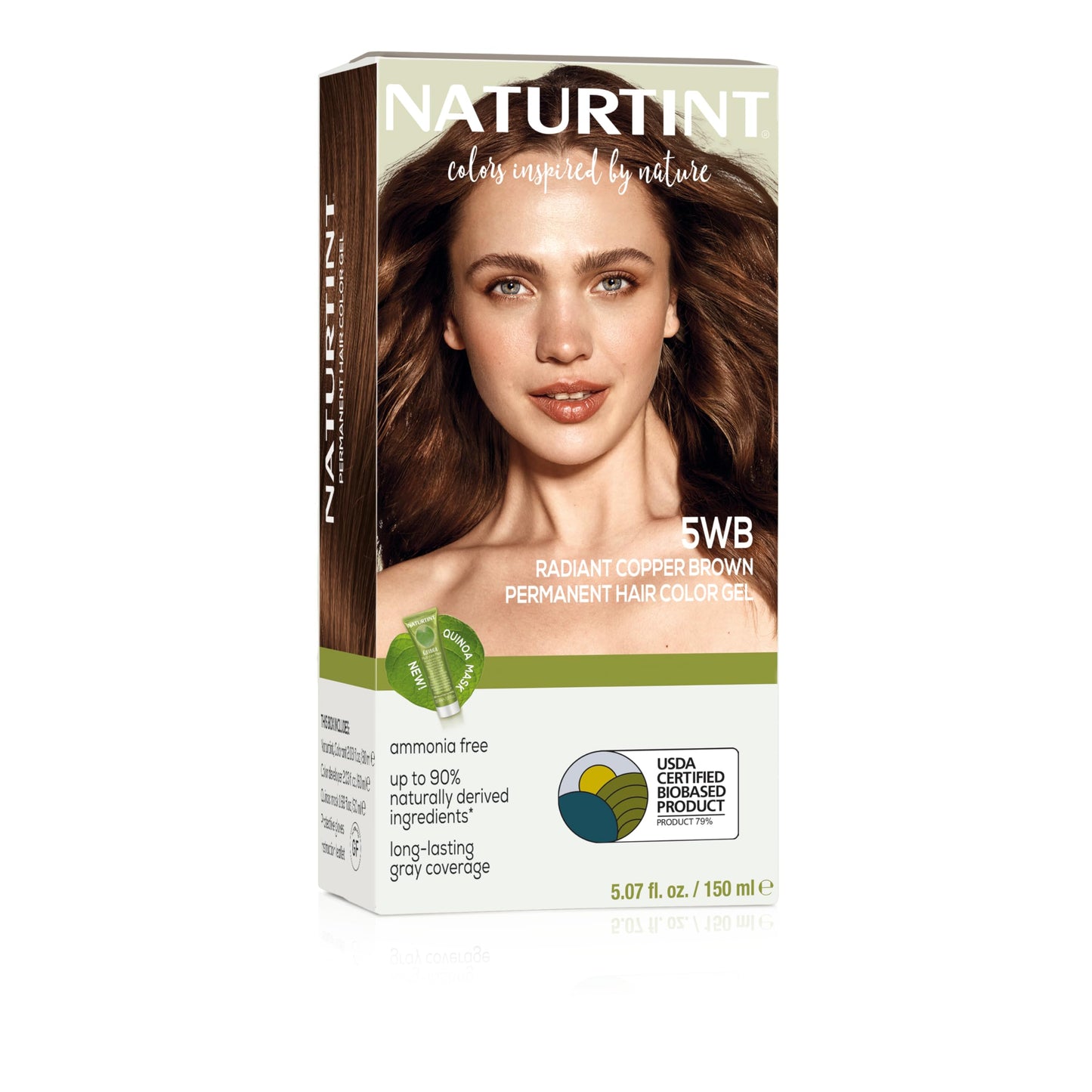 Naturtint 5WB Radiant Copper Brown Permanent Hair Color (Pack of 1), Ammonia Free, Vegan, Cruelty Free, up to 100% Gray Coverage, Long Lasting Results Beauty & Personal Care Naturtint