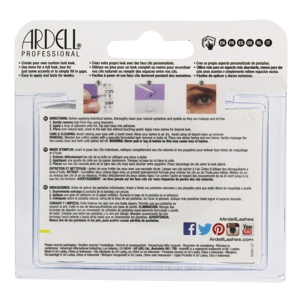 Ardell Double Individuals Knot Free Double Flares Black Short (3 Pack) Beauty & Personal Care Ardell