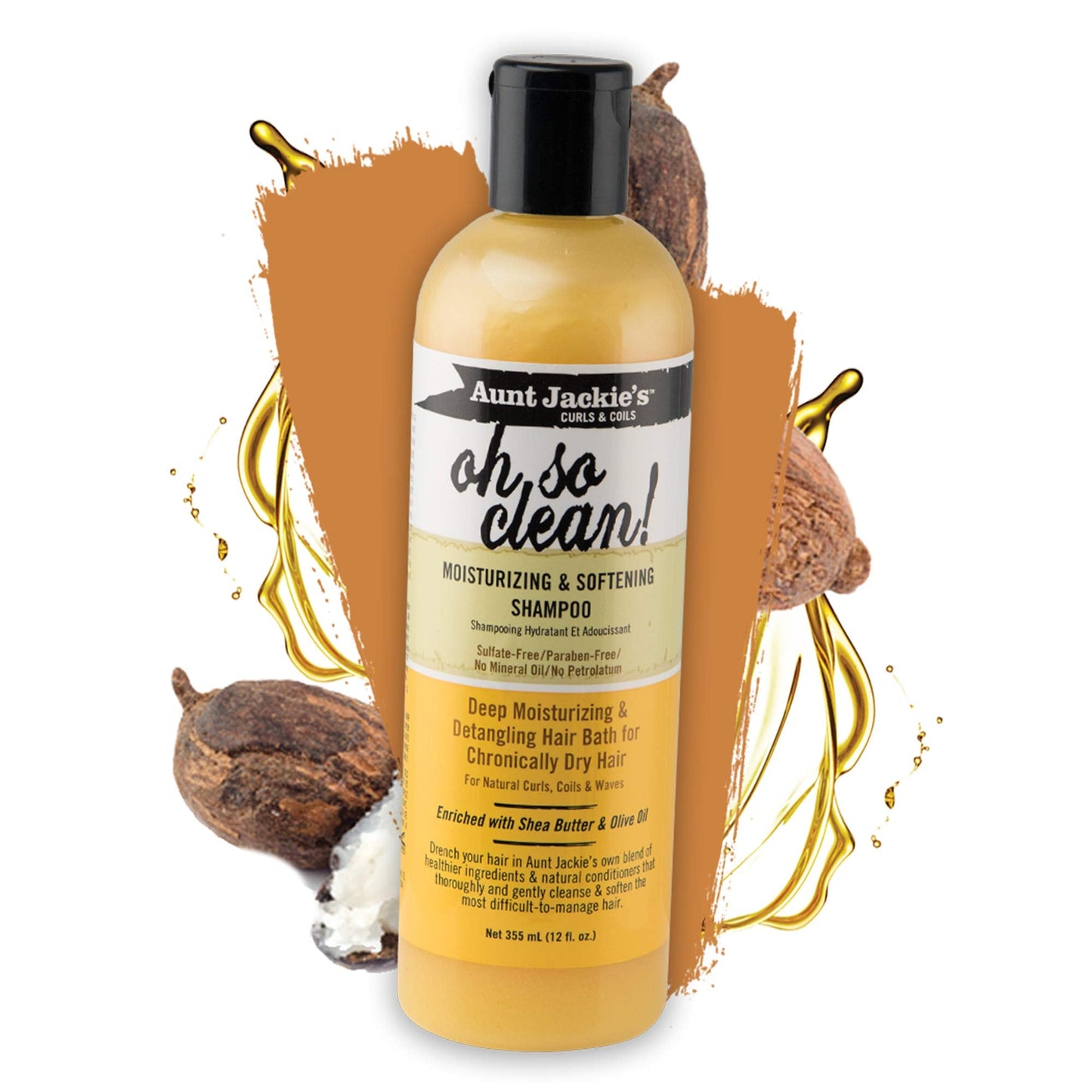 Aunt Jackie's Curls & Coils Perfect Hydrate Collection - Mega-Moisturizing with Shea Butter & Olive Oil, 4 Products: Curl Conditioner, Detangler Beauty & Personal Care Aunt Jackie's