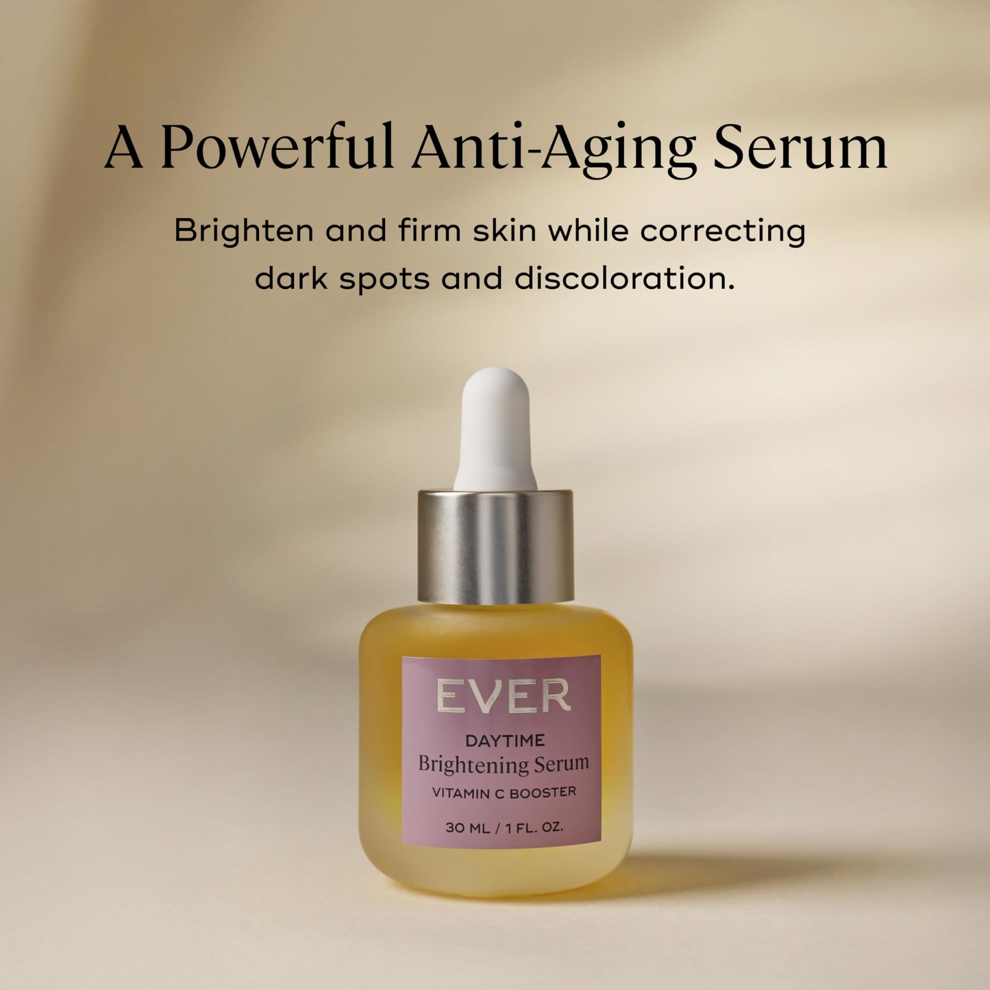EVER Vitamin C Dark Spot Correcting Serum for Face - Anti Aging & Brightening Serum with 10% Vitamin C, Helps Fade Dark Spots, Age Spots & Uneven Tone Beauty & Personal Care EVER