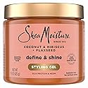 SheaMoisture Define & Shine Styling Gel + Flaxseed Coconut&Hibiscus Hydrates,Holds Your Style All Day Infused With Glycerin,Coconut Oil an Beauty & Personal Care SheaMoisture