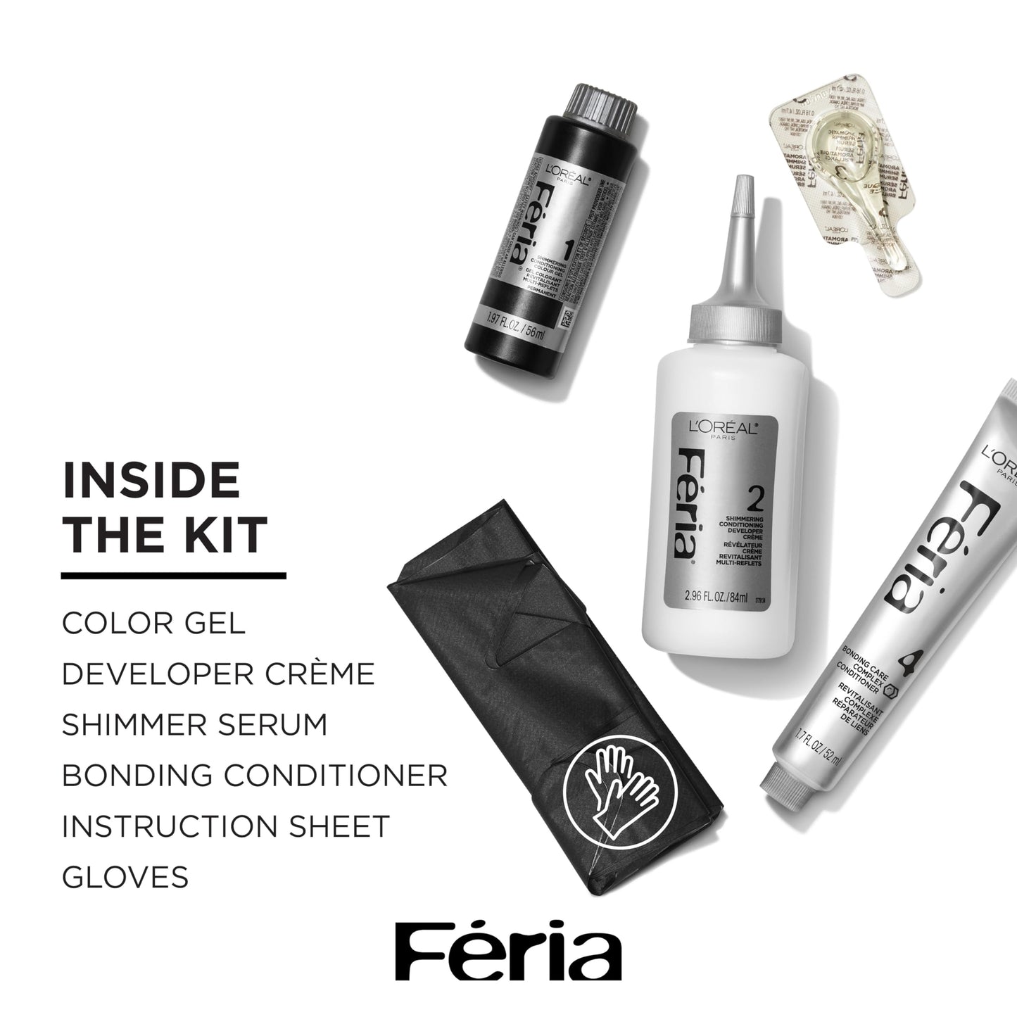 L’Oreal Paris Feria Multi-Faceted Shimmering Permanent Hair Color, High Intensity Hair Dye for 3X Highlights, 52 Auburn Rose, 1 Hair Dye Kit Beauty & Personal Care L'Oreal Paris