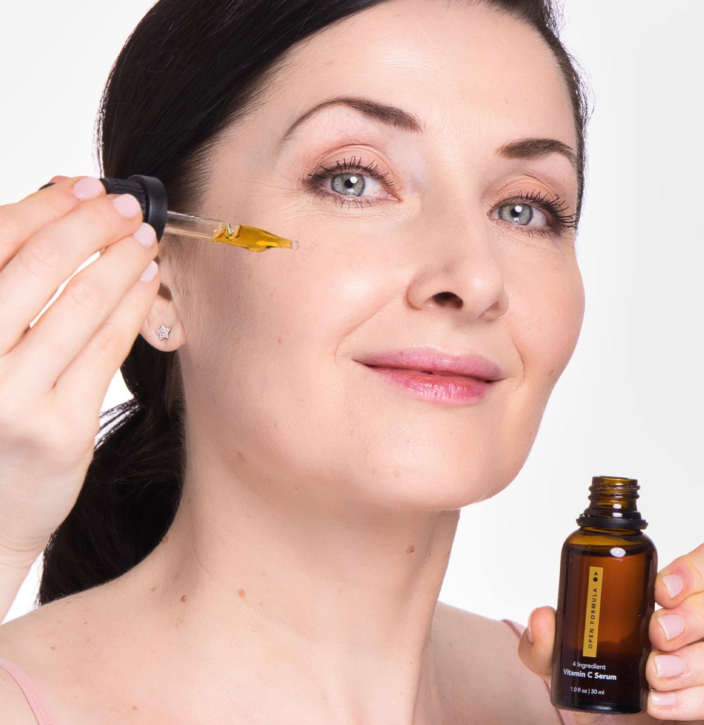 Open Formula Vitamin C 15% Solution Smooths Wrinkles & Dark Spots. Anti Aging. L-ascorbic Acid. 2 ingredients. Clean Beauty Beauty & Personal Care Open Formula