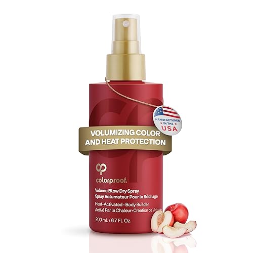 Colorproof Volume Blow Dry Spray Primer 6.7 Fl. Oz. Volumizing Heat Protection Spray for Hair, White Nectarine Scent Beauty & Personal Care ColorProof