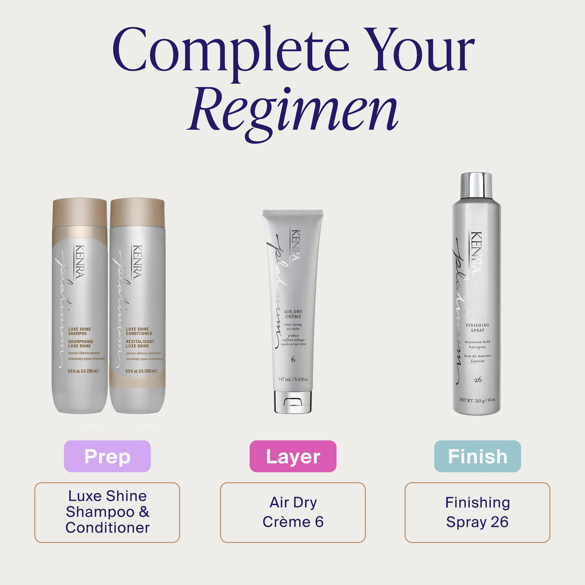 Kenra Professional Platinum Air Dry Crème 6 | Time-Saving Air Styler | Enhances Natural Body | Tames Frizz With Delicate Hold | Natural, Product Free