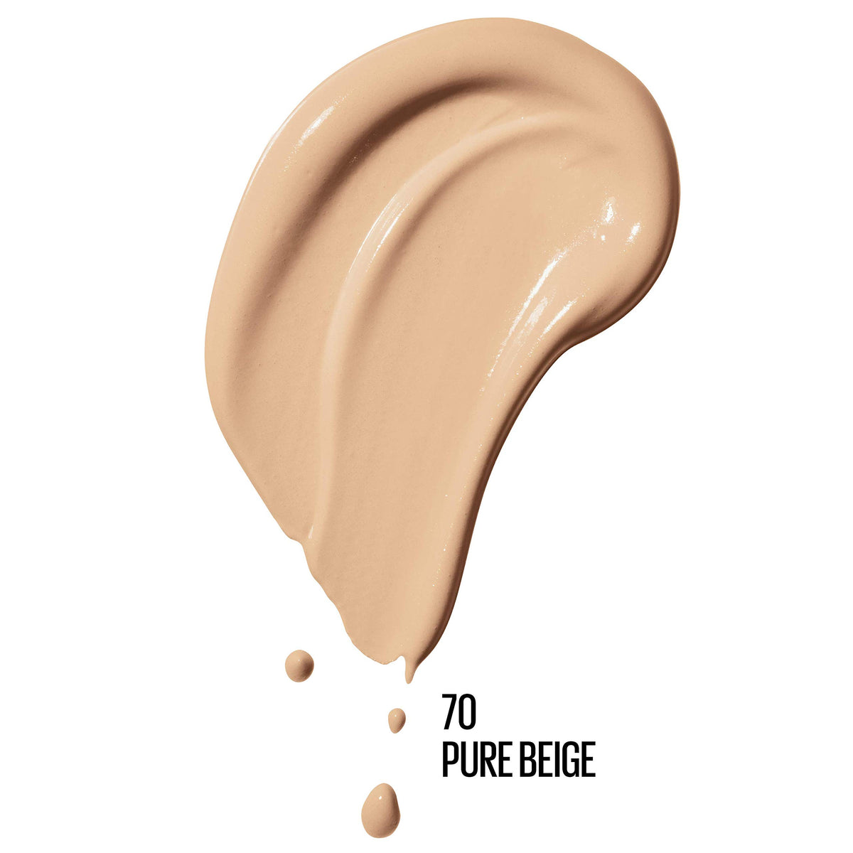 Maybelline Dream Radiant Liquid Medium Coverage Hydrating Makeup, Lightweight Liquid Foundation, Pure Beige, 1 Count