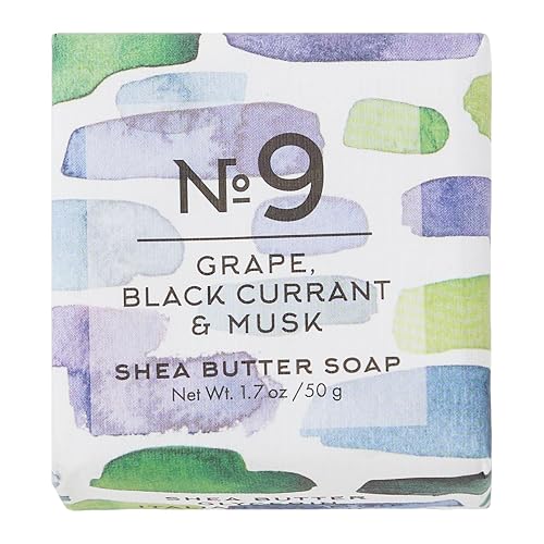 Via Mercato Travel Sized Italian Soap Bar (50g) - No. 9 Grape, Black Current & Musk Beauty & Personal Care Via Mercato