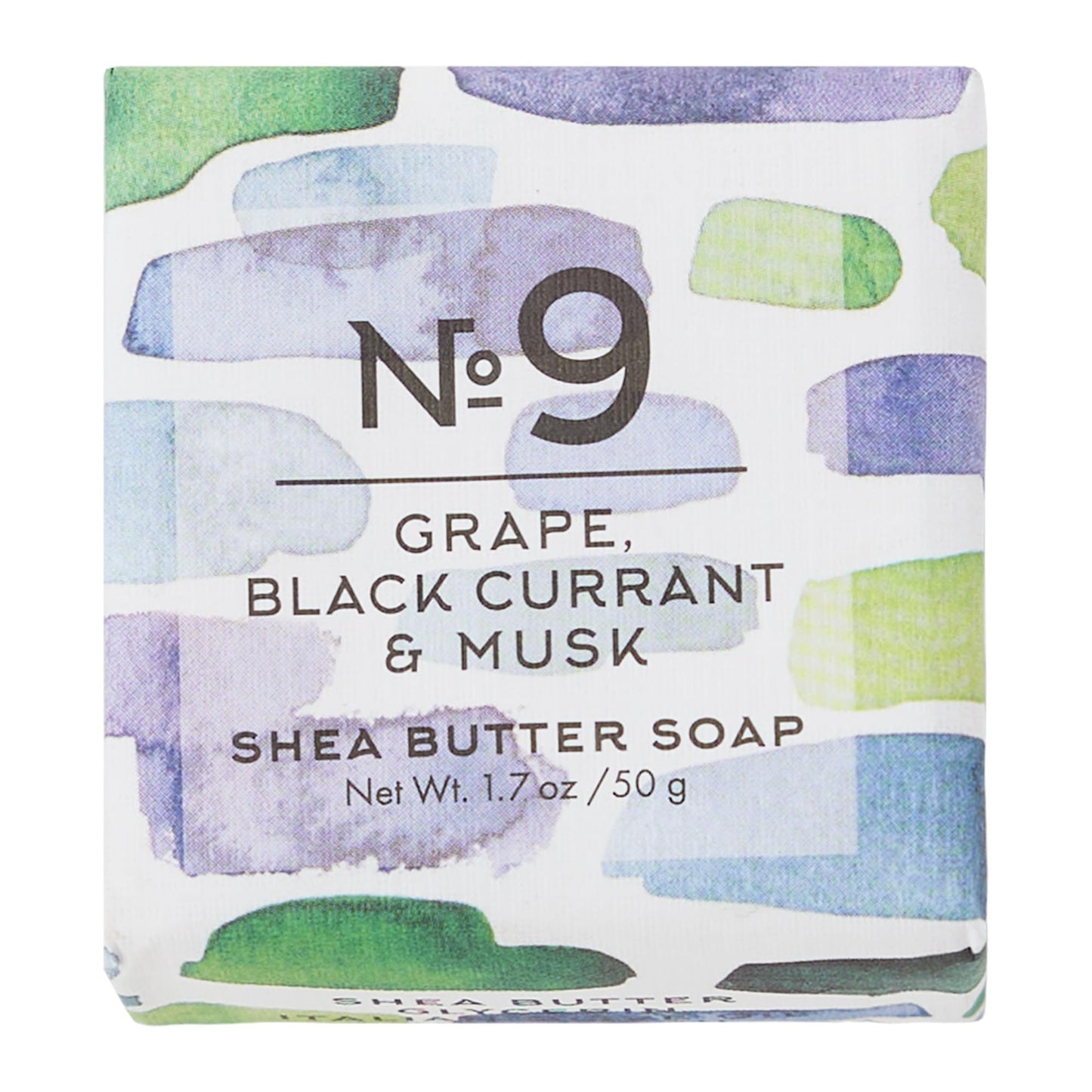 Via Mercato Travel Sized Italian Soap Bar (50g) - No. 9 Grape, Black Current & Musk Beauty & Personal Care Via Mercato