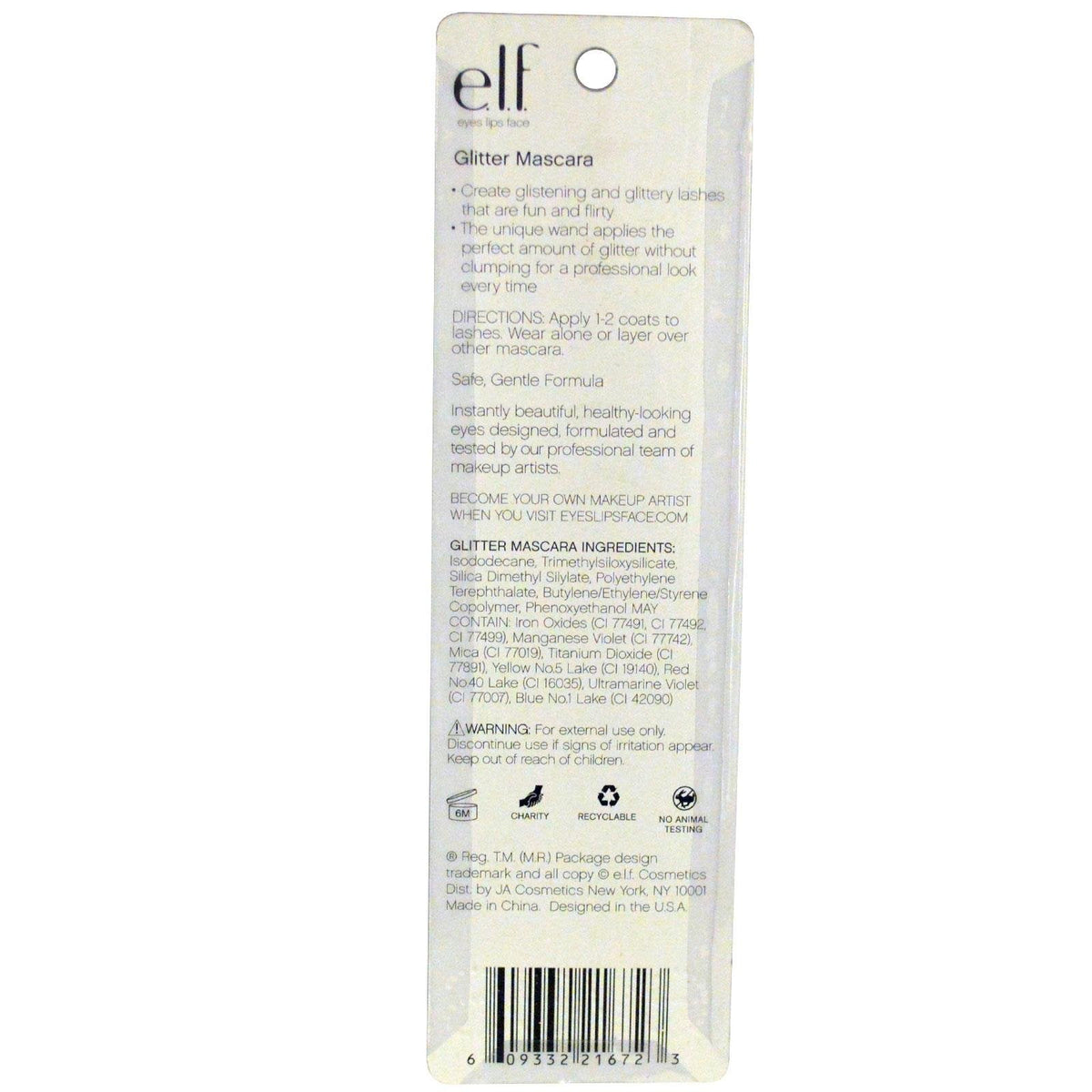 e.l.f. Glitter Mascara, Gold, 0.145 Fluid Ounce Beauty & Personal Care e.l.f.