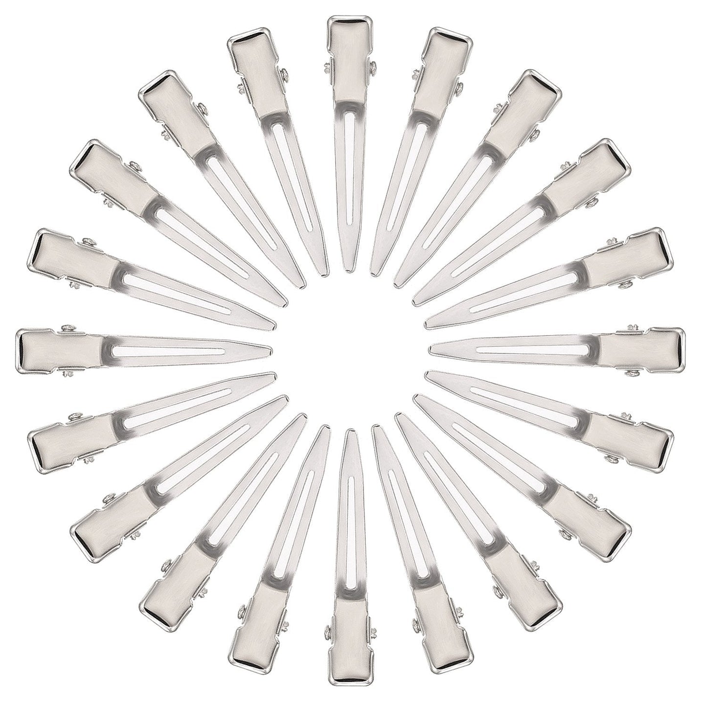 Hicarer 1.75 Inches Single Prong Hair Clips, 50 Pack - Durable Metal Alligator Clips for Dreads Lock Clips, Hair Extensions, Pin Curls, Hair Pins Beauty & Personal Care Hicarer