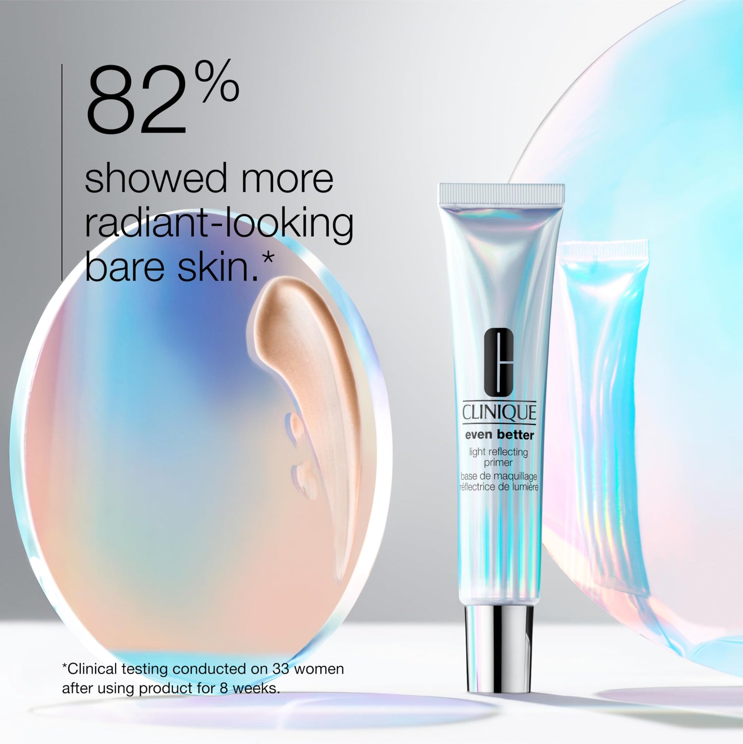Clinique Even Better Light Reflecting Face Primer With Vitamin C + Hyaluronic Acid For All Skin Types | Hydrating, Lightweight + Illuminating Finish Beauty & Personal Care Clinique