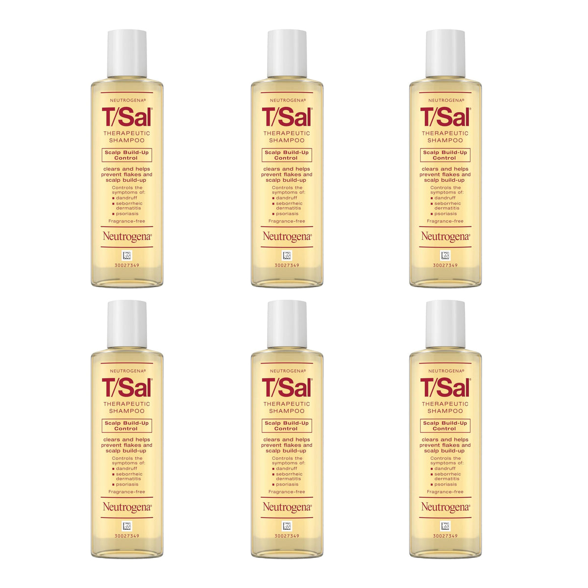 Neutrogena T/Sal Therapeutic Dandruff Shampoo, Scalp Build-Up Control, 3% Salicylic Acid,Psoriasis Treatment, Seborrheic Dermatitis Shampoo, Clears Beauty & Personal Care Neutrogena