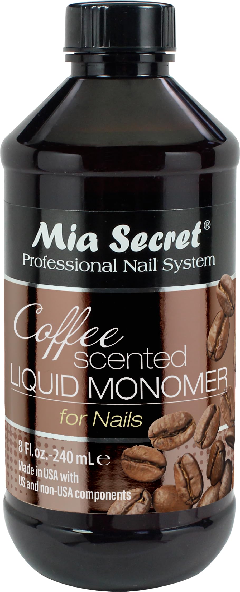 Mia Secret COFFEE SCENTED Liquid Monomer - Alternate Acrylic Nail Liquid for Acrylic Powder - EMA monomer - Scented Nail Monomer liquid - ema monomer