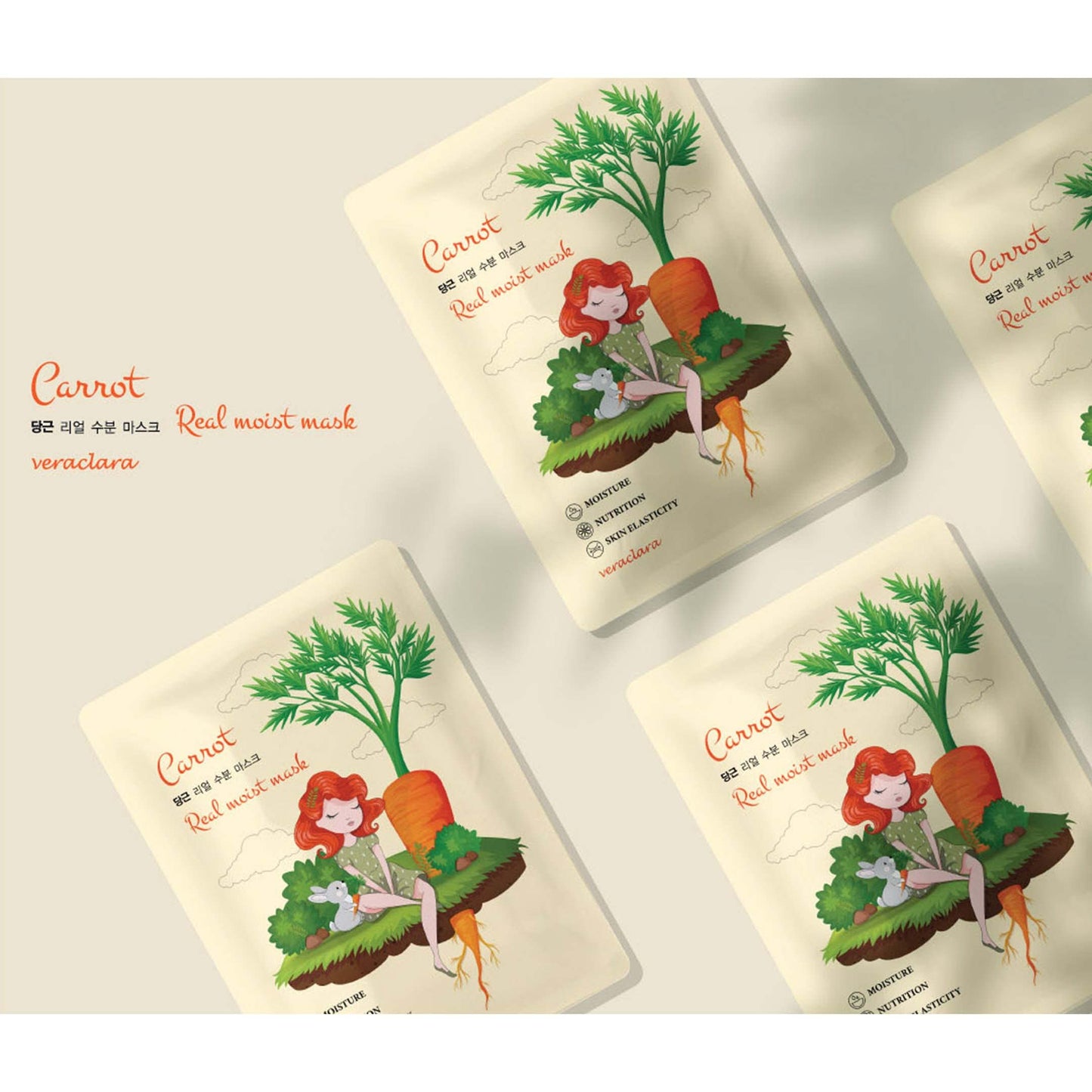 Veraclara] Facial Face Mask | Korean Skin Care Mask… (12COMBO) Beauty & Personal Care Veraclara