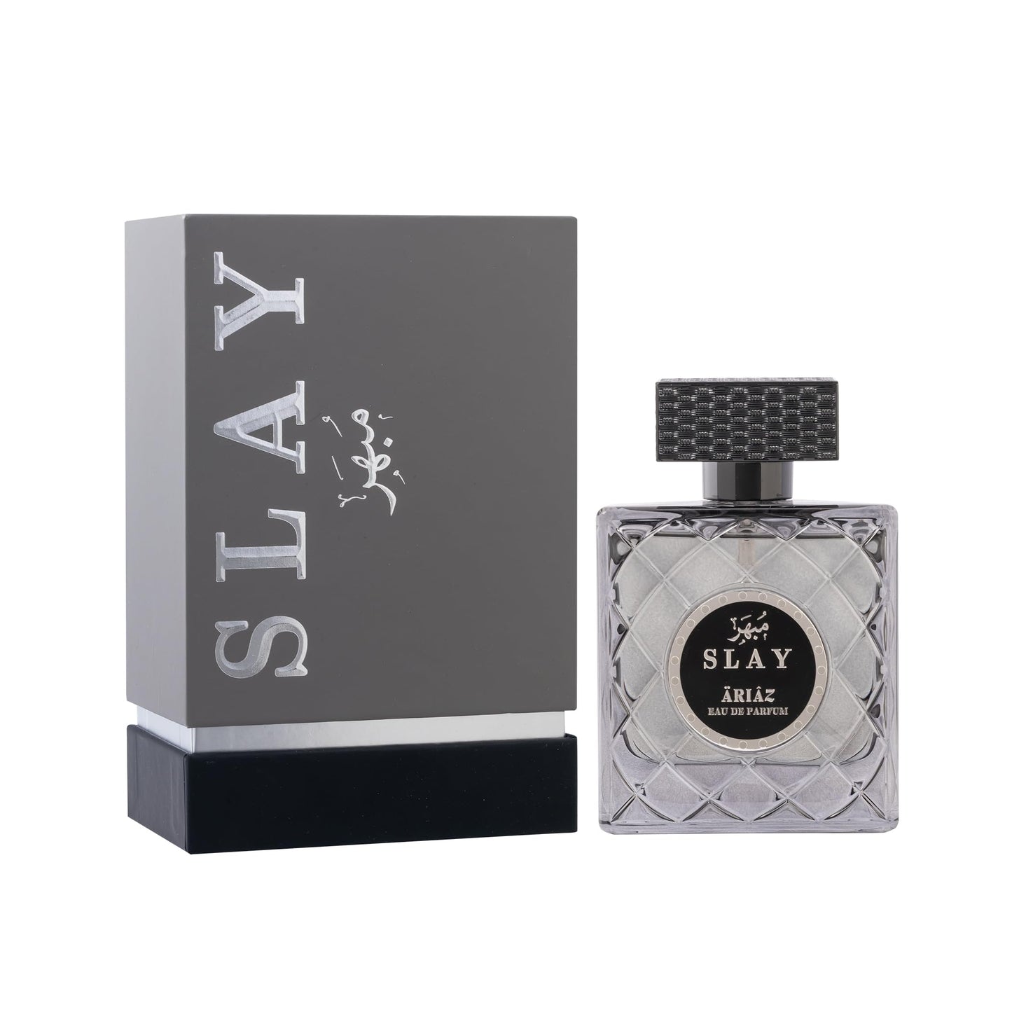 ARIAZ Slay UNISEX Eau de Parfum - The Scent for a Sharp Impact with Ginger, Violet Leaf, Mineral Salt, Sage, Vetiver, Sandalwood & Leather - Long Beauty & Personal Care ARIAZ
