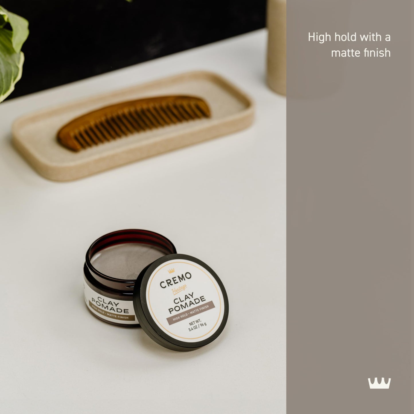 Cremo Hair Styling Clay, Premium Barber Grade Sculpting Clay for Hair Styling, 3.4 Oz Beauty & Personal Care Cremo