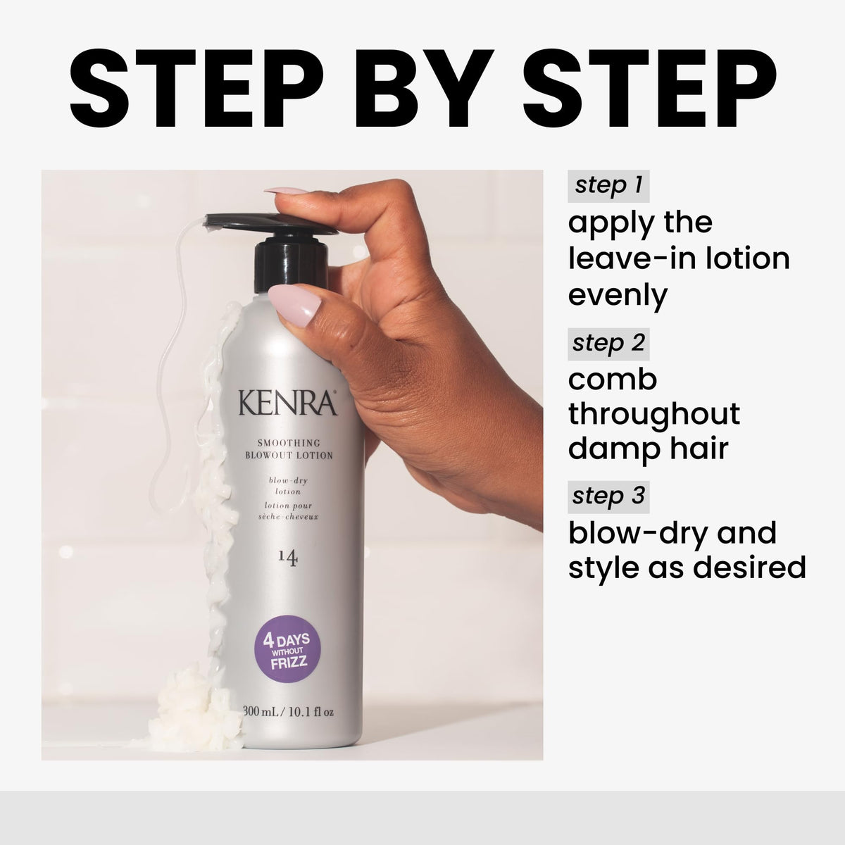 Kenra Smoothing Blowout Lotion 14 | Ultra-Fine Blowout Spray | Up To 4 Days Without Frizz | Enhances Smoothness & Manageability Of A Blowout | Thermal Beauty & Personal Care Kenra