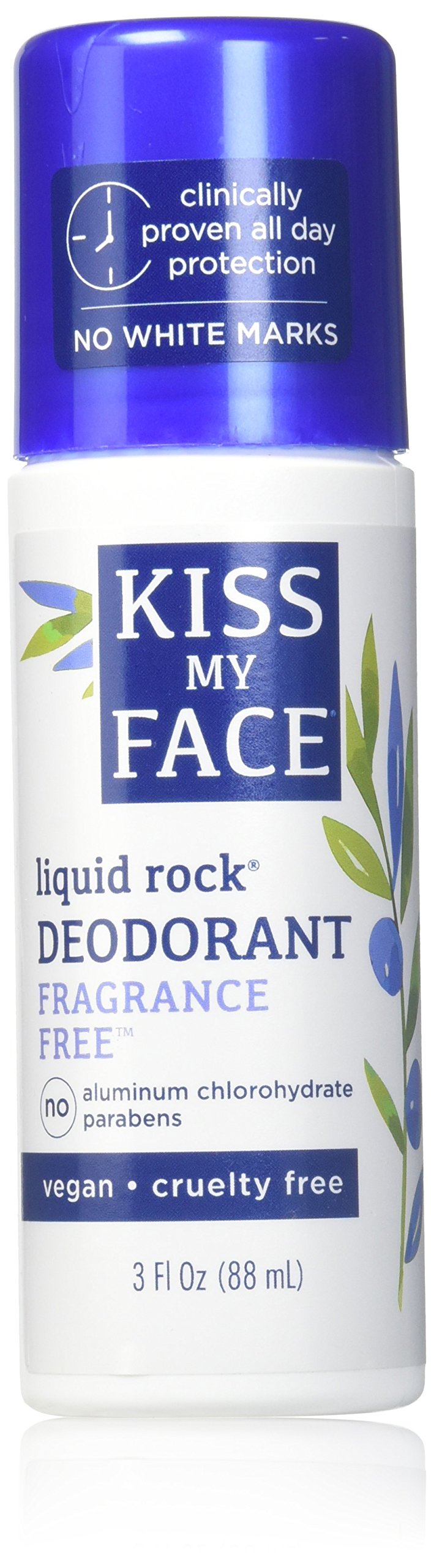Kiss My Face Natural Liquid Rock Deodorant, Fragrance-Free, 3 oz (Pack of 3) Beauty and Personal Care Kiss My Face