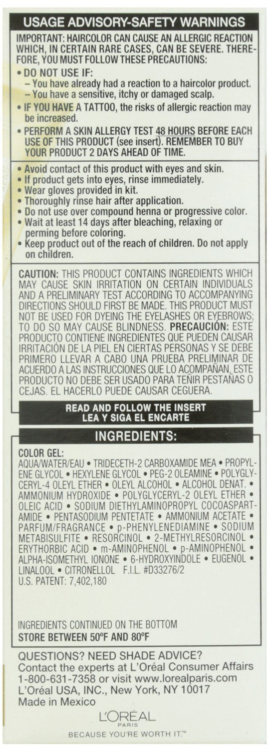 L’Oreal ParisSuperior Preference - 5G Medium Golden Brown (Warmer) 1 Each (Pack of 3) Beauty & Personal Care L'Oreal Paris
