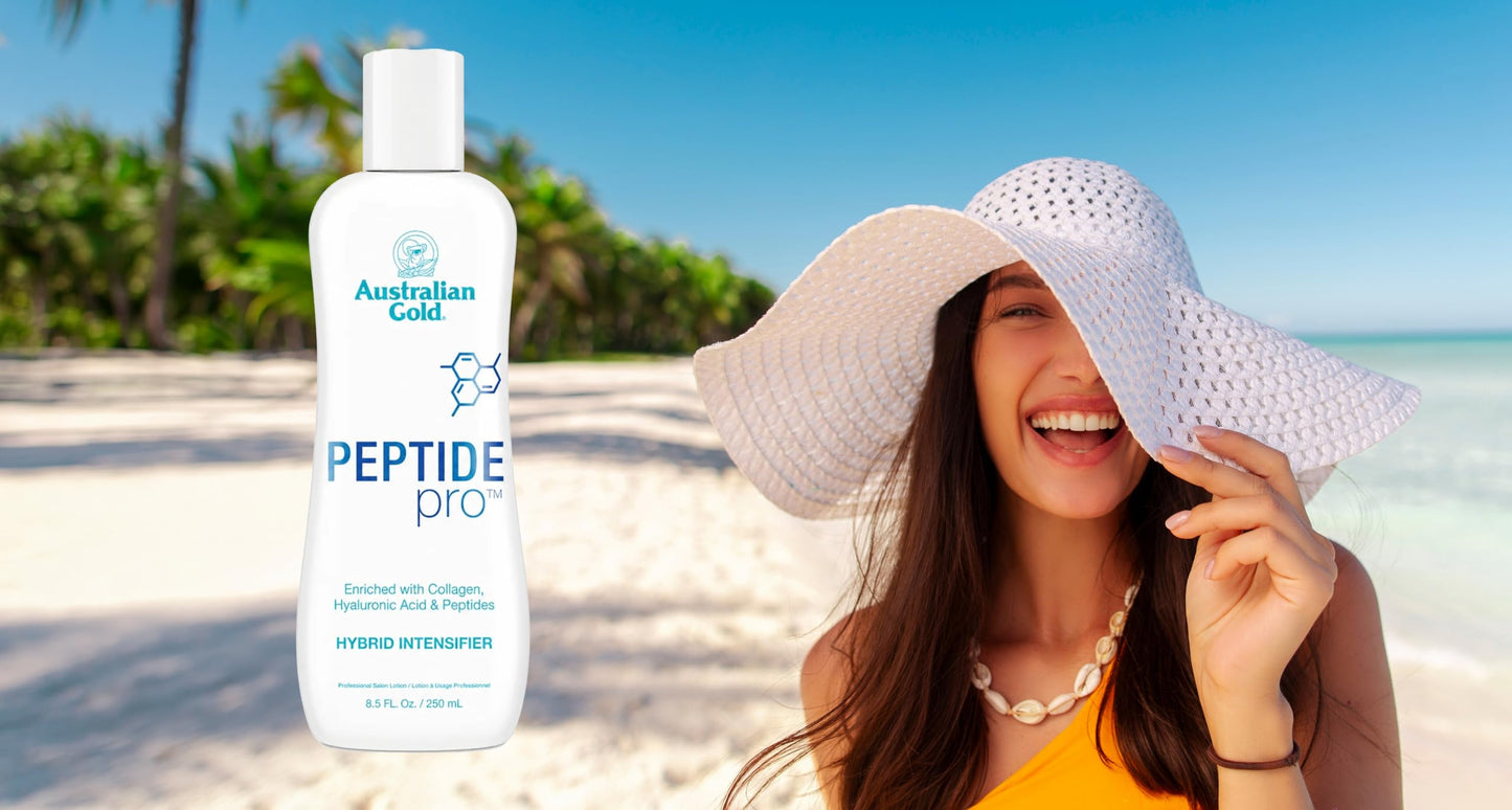 Australian Gold Peptide Pro Hybrid Intensifier Tanning Lotion - 8.5 oz., White Beauty & Personal Care Australian Gold