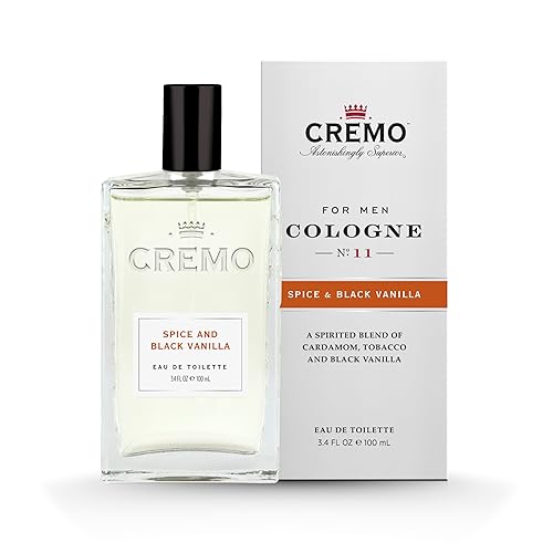 Cremo Cologne For Men - Spice & Black Vanilla Mens Cologne Spray, An Explosion of Vibrant Spices, Dark Woods and Black Vanilla, Multi-Layered Beauty & Personal Care Cremo