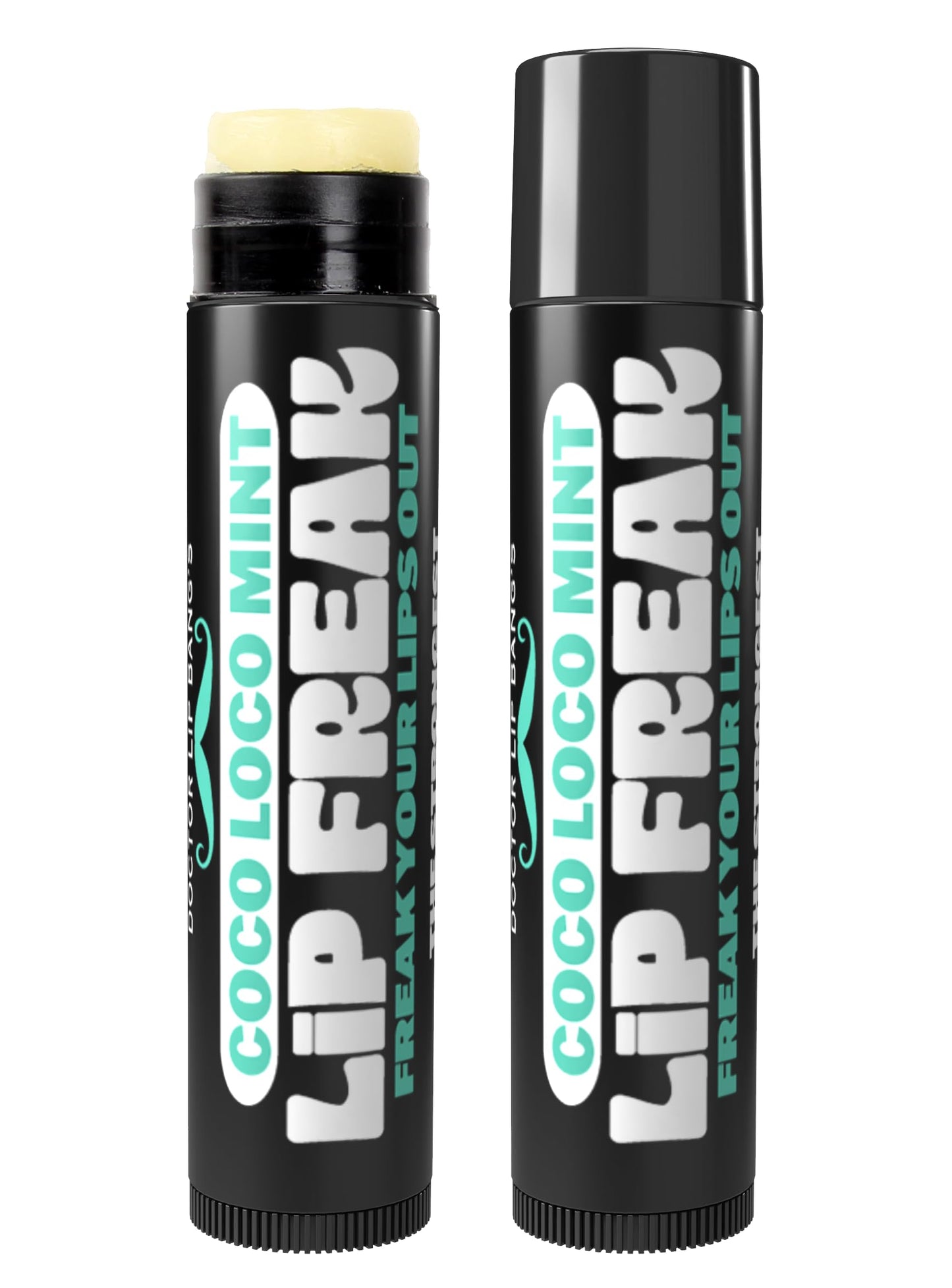 Doctor Lip Bang's BUZZING Lip Balm - Lip Freak - 100% All Natural - Cruelty Free - Flavored Lip Freak - Sensory - Pack of 2 (Coco-Loco Mint) Beauty and Personal Care Doctor Lip Bang's