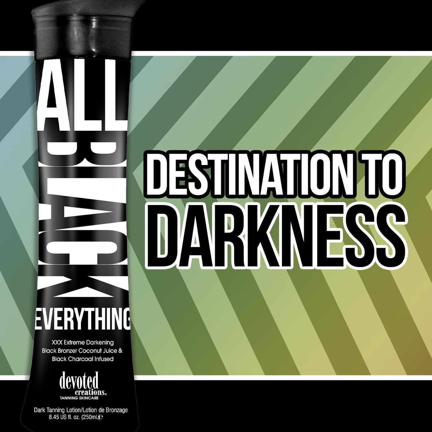 Devoted Creations All Black Everything - Extreme Darkening Black Bronzer Dark Tanning Lotion Beauty & Personal Care Devoted Creations