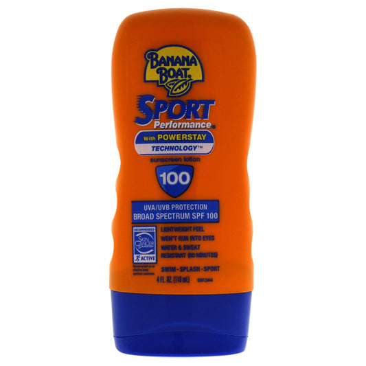 Banana Boat Sport Performance Sunscreen Lotion SPF 100, 4-ounce Bottles (Pack of 2) Beauty & Personal Care Banana Boat