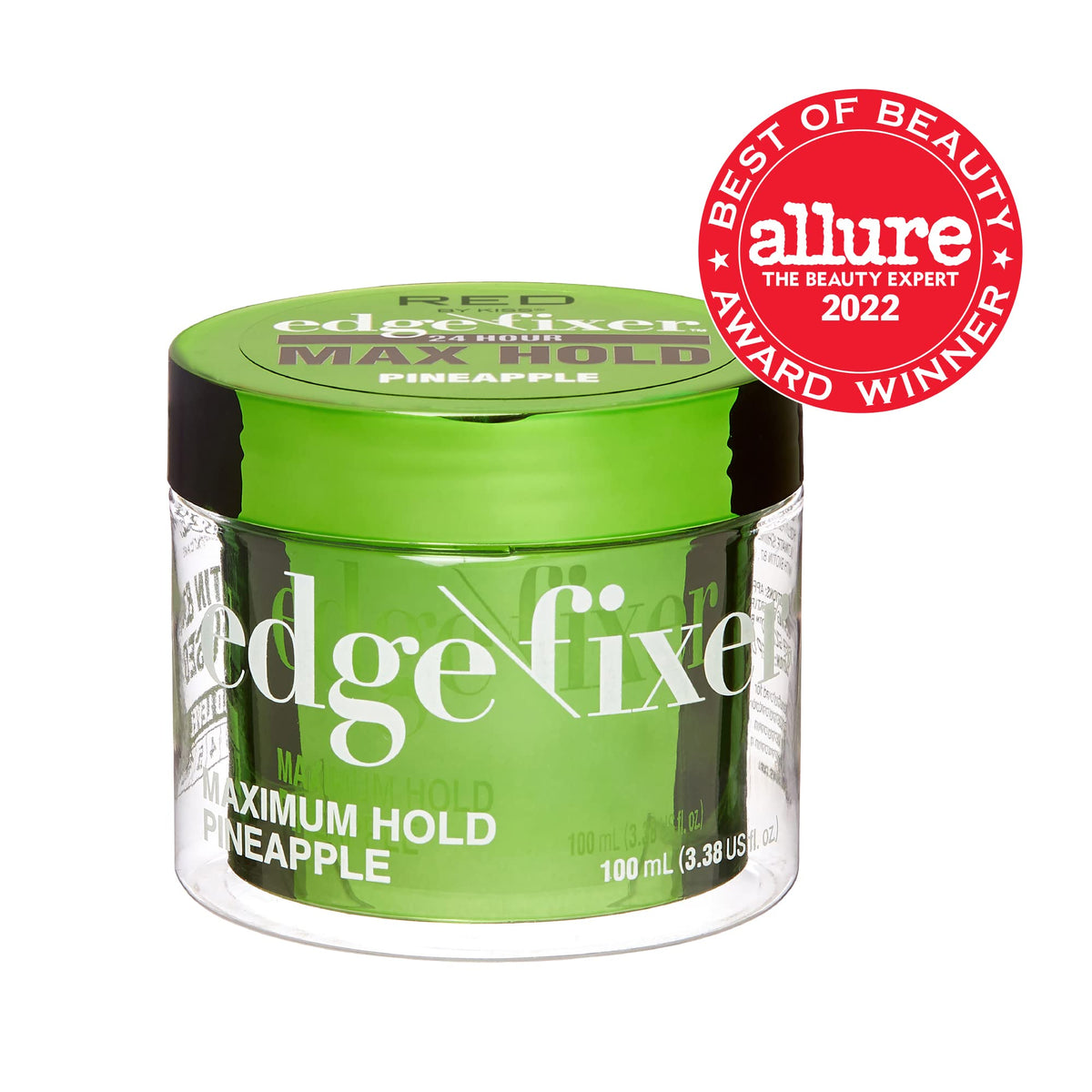 Red by Kiss Edge Fixer Hair Shine Gel, 24 Hour Max Hold, Non-Flaking, Biotin B7 Infused, Natural Styling, Professional Edge Control Wax, Perfect Beauty & Personal Care Red by Kiss