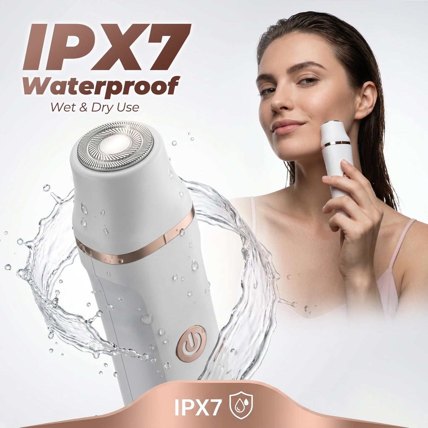 Housmax 4-in-1 Bikini Trimmer Electric Razors for Women, Ceramic Blade Body Hair Trimmer, IPX7 Waterproof Rechargeable Lady Shaver, Personal Groomer Beauty and Personal Care Housmax