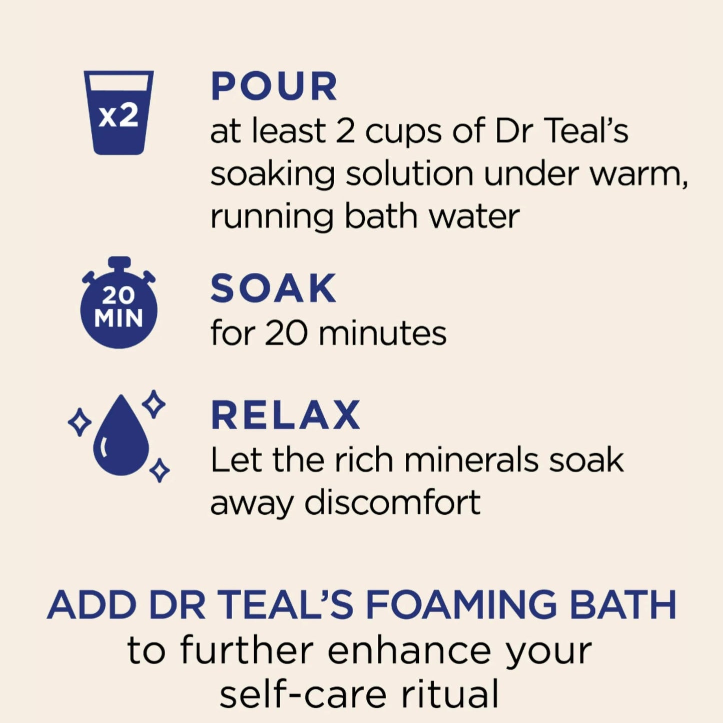 Dr Teal's Cozy Vanilla Season Comfort Pure Epsom Salt Soak and Cozy Vanilla Season Foaming Bath Duo Pack Beauty and Personal Care Dr Teal's