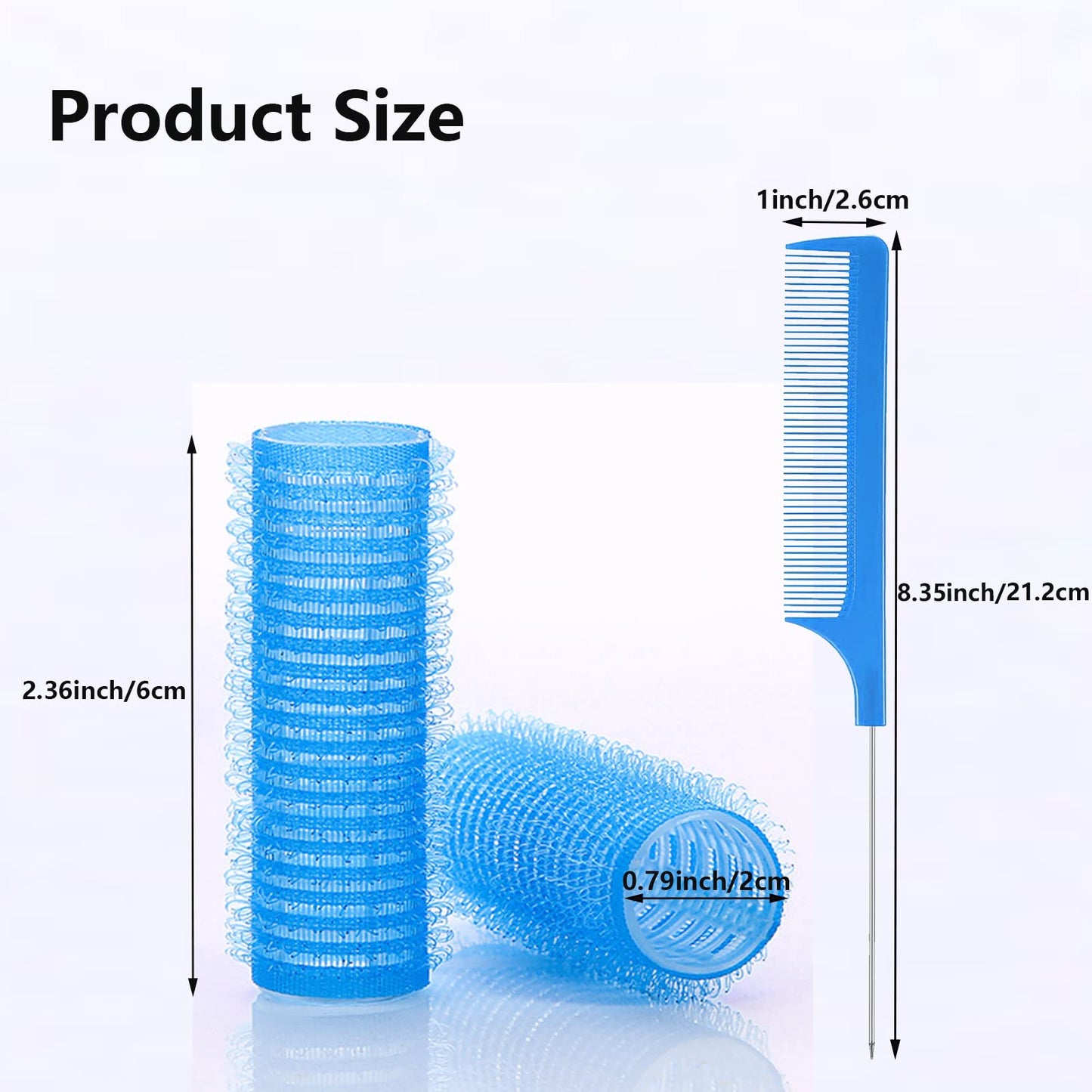 MOODKEY 18PCS Self Grip Small Hair Curlers Heatless Roller Hair Curlers Pro Salon Hairdressing Curler DIY Curly Hairstyle Hair Rollers Tools Rat Tail Beauty & Personal Care MOODKEY