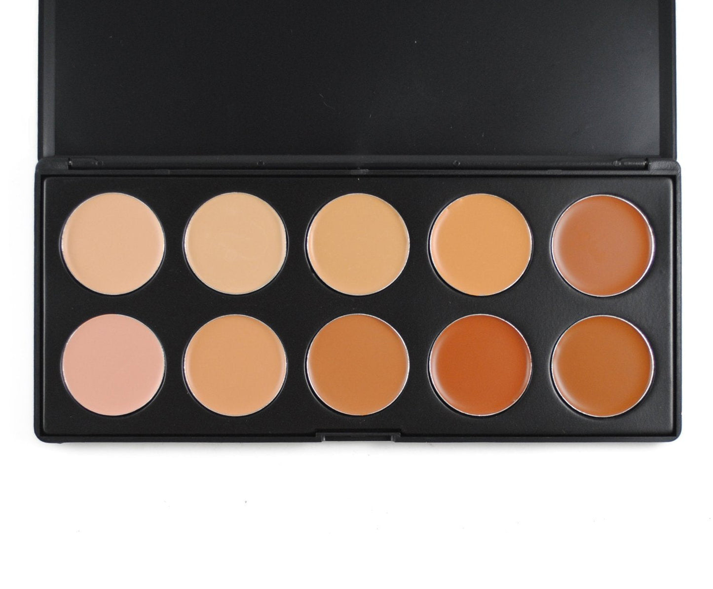 10 Colors Hydrating Cream Concealer Palette, Pure Vie Long Lasting Full Coverage Correcting Concealer Palette Foundation Camouflage Makeup Contour Kit Beauty & Personal Care Pure Vie