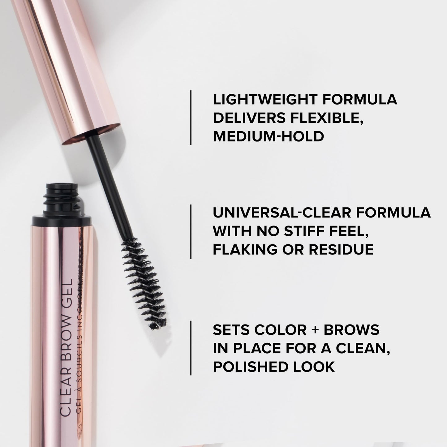 Anastasia Beverly Hills Clear Brow Gel - Lightweight Clear Eyebrow Setting Gel for Flexible Long-Lasting Hold, Controls and Sets Brows for a Clean Beauty and Personal Care Anastasia Beverly Hills