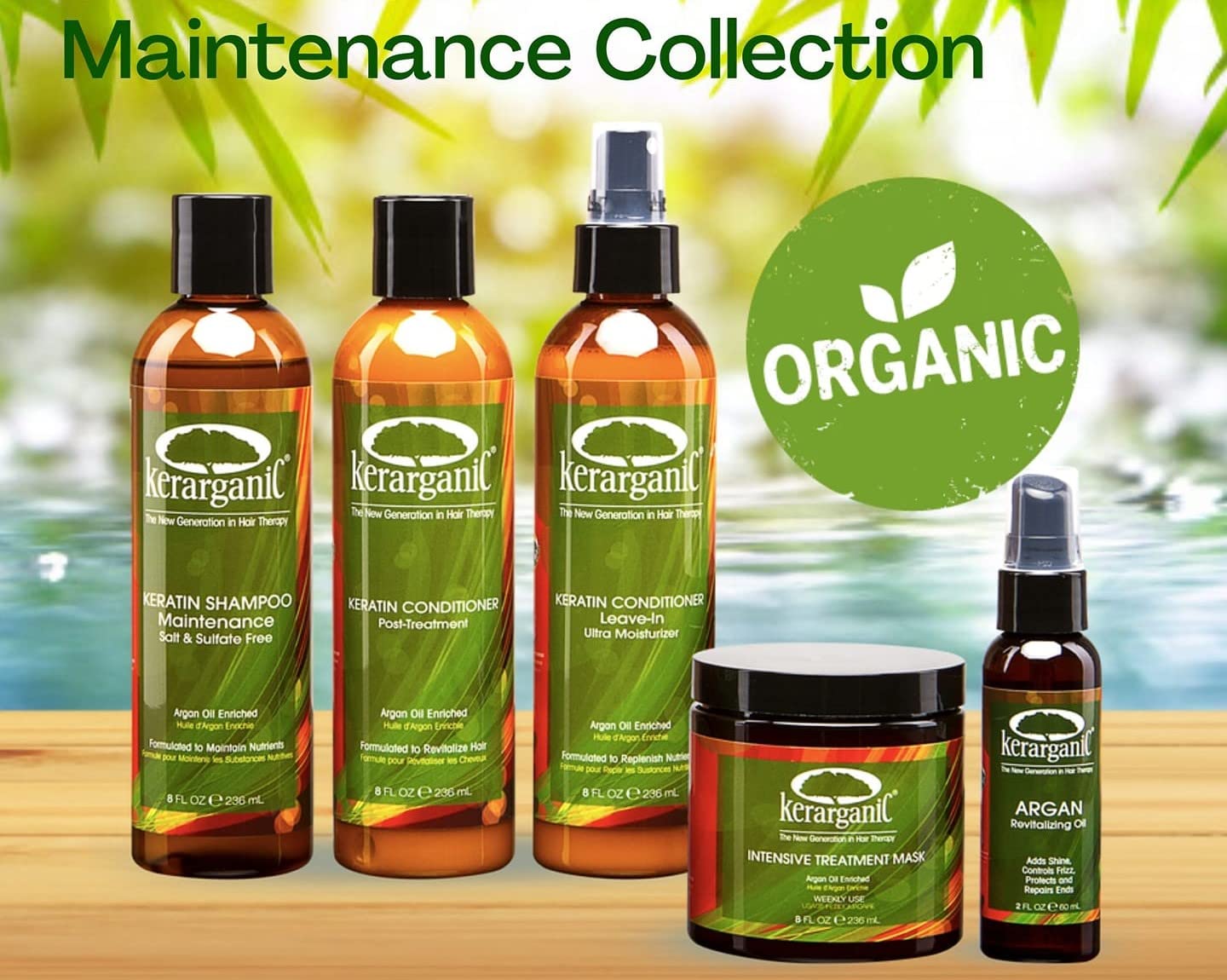 Kerarganic - Keratin Maintenance Set 8oz Beauty & Personal Care KERARGANIC
