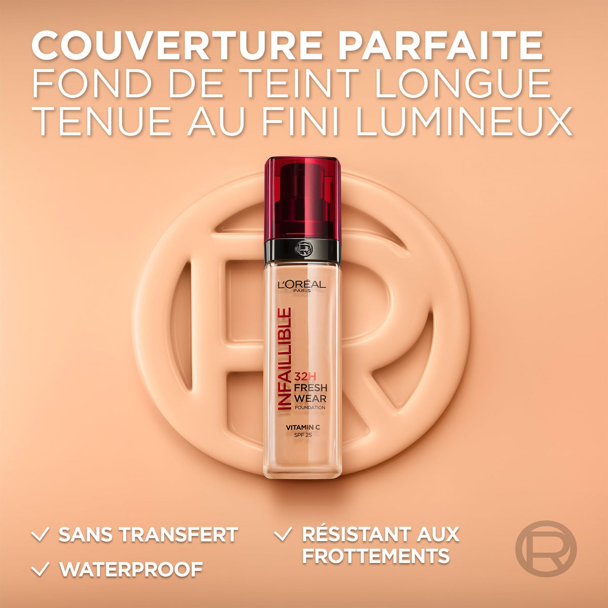 fond de teint infaillible 24h fresh wear 235 miel/honey