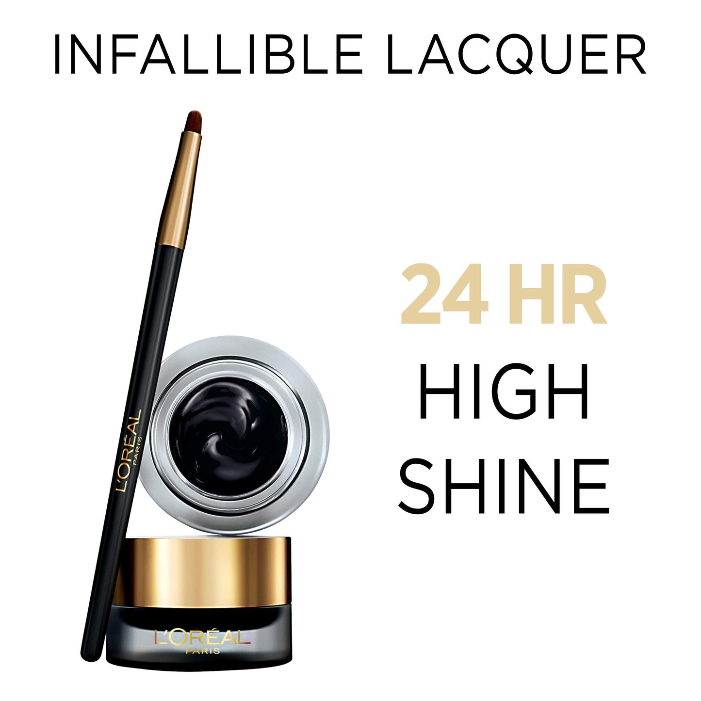 L’Oréal Paris Infallible Lacquer Eyeliner, Blackest Black (Packaging May Vary) Beauty & Personal Care L'Oreal Paris